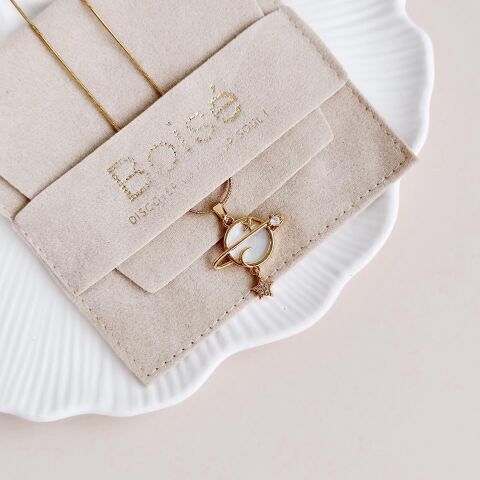 Saturn Steel Necklace